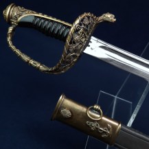 French M1854 Naval Officers Sword by Coulaux, Klingenthal 1